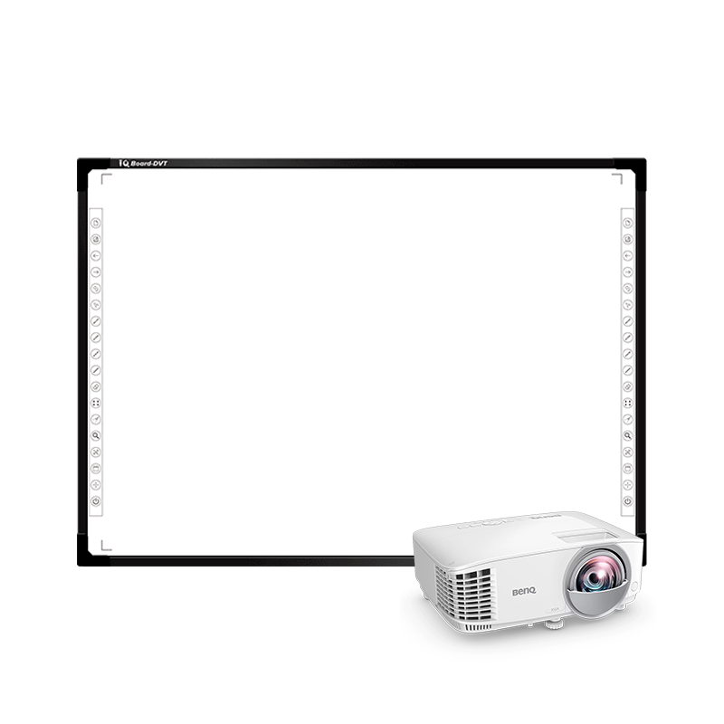 Інтерактивна дошка IQBoard DVTQK 82" та короткофокусний прєктор Benq MX808STH (9H.JMG77.13E)